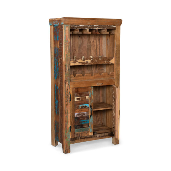 Bayside furnishings tall wine best sale bar cabinet